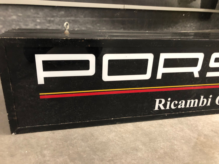 1974 Porsche Ricarbi Originali official dealership illuminated vintage sign
