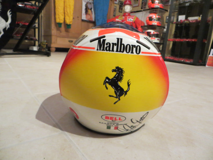 1996 Michael Schumacher Monza GP race helmet signed - Formula 1 Memorabilia