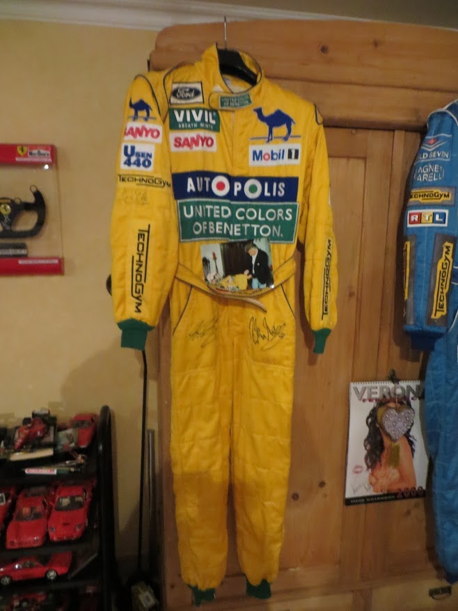 1992 Michael Schumacher FIRST WIN SPA GP race used suit - Formula 1 Memorabilia