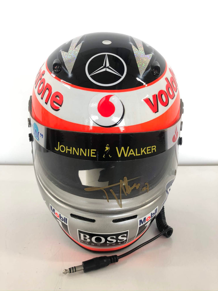 2007 Fernando Alonso official replica Helmet signed - Formula 1 Memorabilia