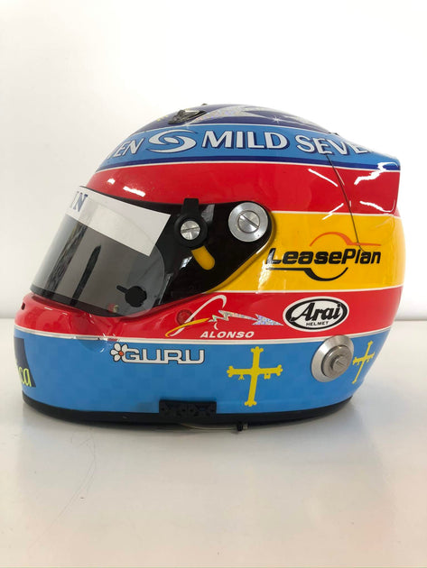 2004 Fernando Alonso race used Helmet -SOLD- – Formula 1 Memorabilia