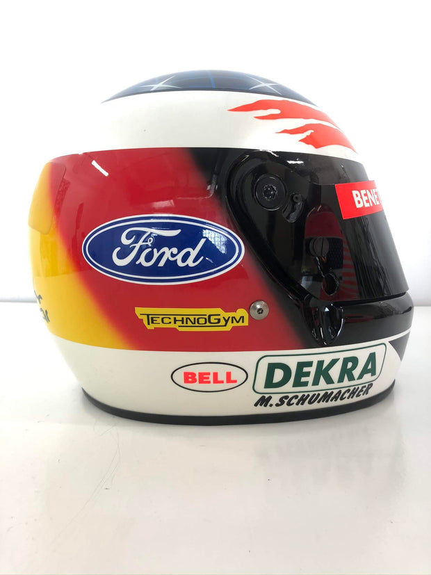 1994 Michael Schumacher British GP race used helmet - Formula 1 Memorabilia