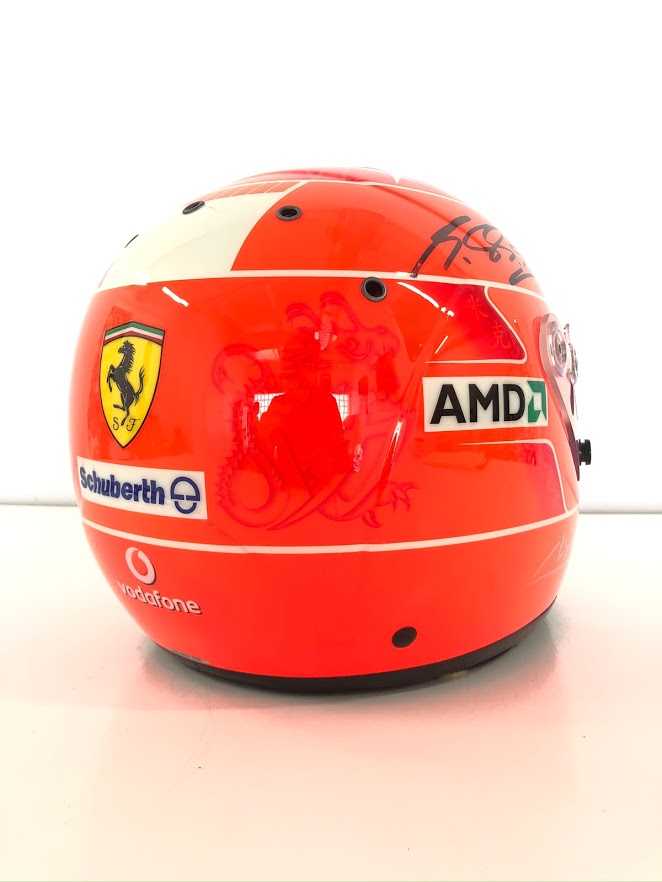 2007 Michael Schumacher Schuberth kart race used helmet signed