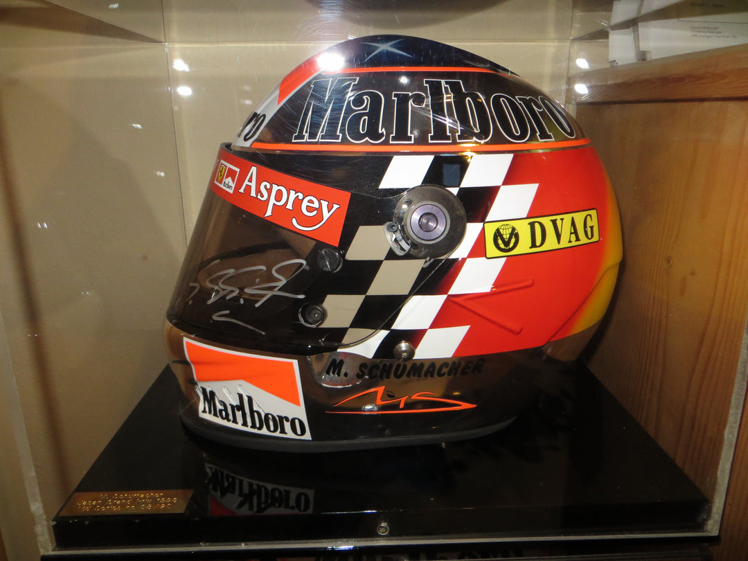 1998 Michael Schumacher replica Helmet signed – Formula 1 Memorabilia