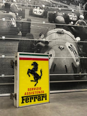 1979 Ferrari official dealer Servizio Assistenza illuminated double side sign