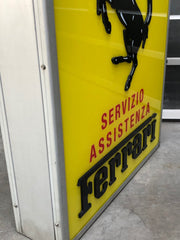 1979 Ferrari official dealer Servizio Assistenza illuminated double side sign