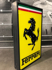 1995 Ferrari official dealer embossed illuminated sign LIMITED EDITION 1 of 99 produced
