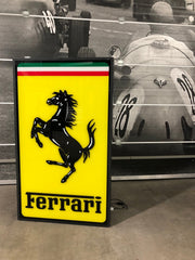 1995 Ferrari official dealer embossed illuminated sign LIMITED EDITION 1 of 99 produced