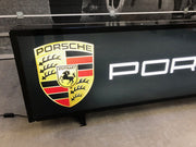 2000 Porsche Racing official dealership illuminated long double side sign