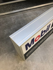 1999 Porsche Mobil 1 Racing official dealership illuminated double side sign