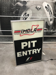 1997 original Imola track F1 GP Pit entry dual side