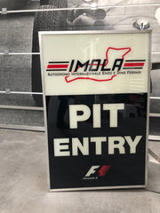 1997 original Imola track F1 GP Pit entry dual side