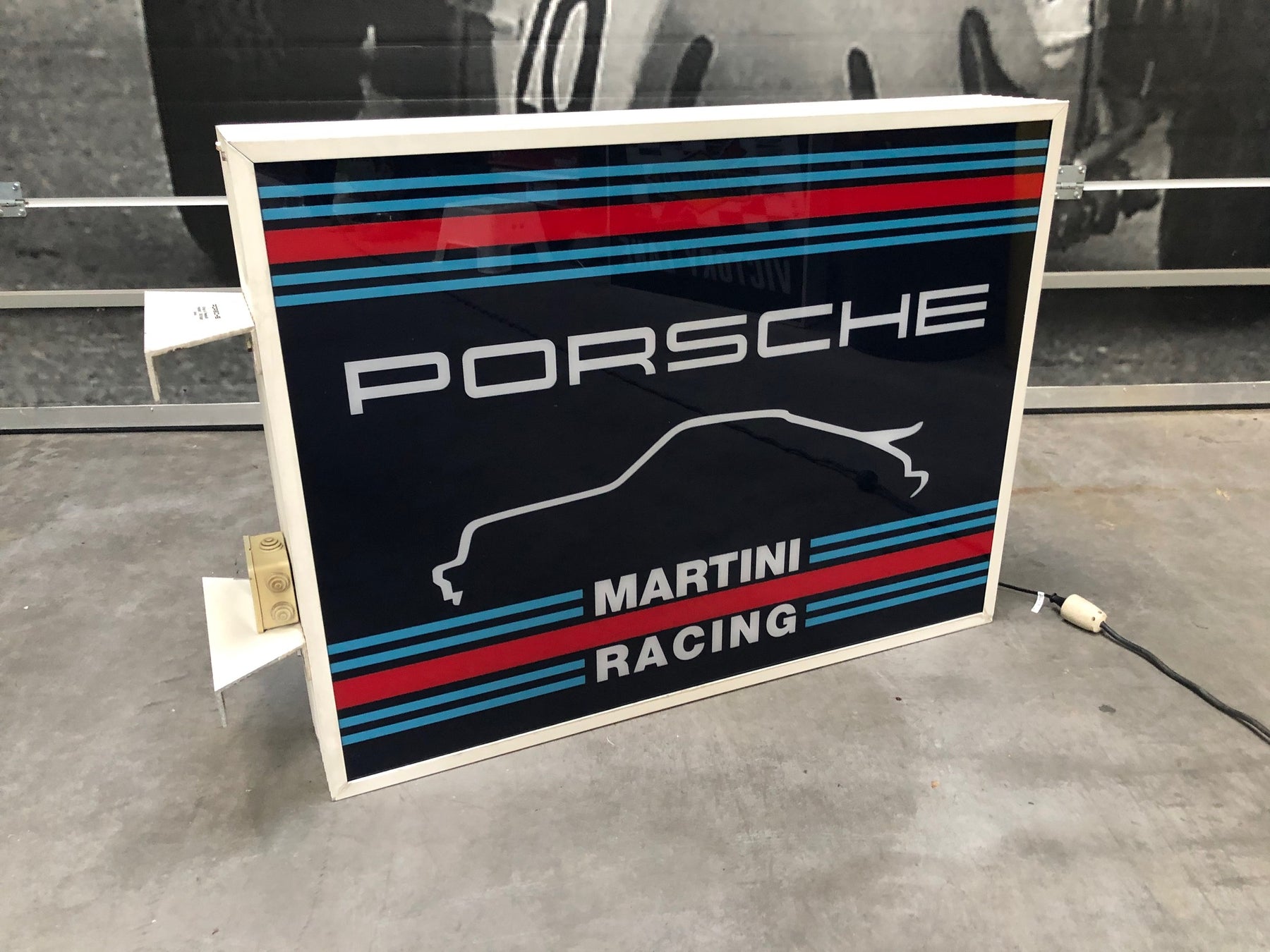 DT: Authentic Porsche Martini Racing Sign