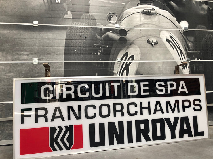 1981 original Circuit de Spa Francorchamps vintage sign