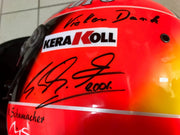 2001 Michael Schumacher QF1 Schuberth helmet signed - Sold - - Formula 1 Memorabilia