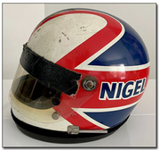 1979 - 1980 Nigel Mansell race used helmet