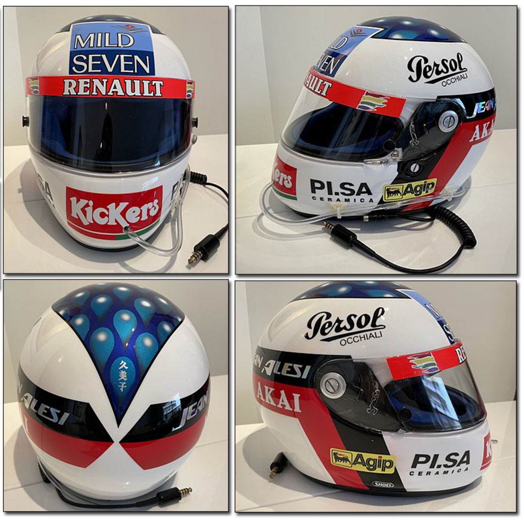 SPORTS MODELS Jean Alesi 98 ヘルメット 1/2サイズ Jean Alesi 1998