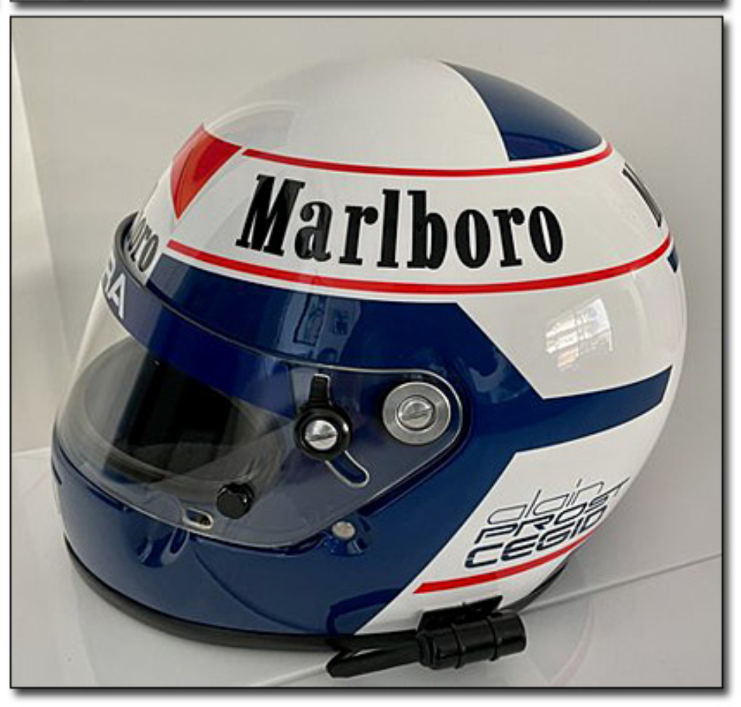 1989 Alain Prost replica Arai Helmet – Formula 1 Memorabilia
