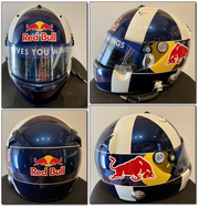 2005 David Coulthard Red Bull race used helmet