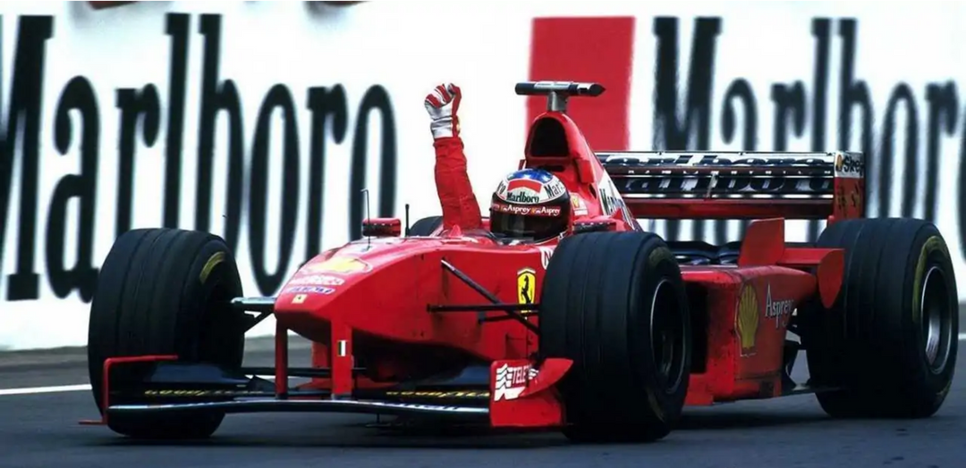 1998 Michael Schumacher Suzuka GP Chromed Bell replica