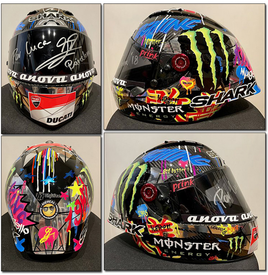 2018 Jorge Lorenzo race used helmet
