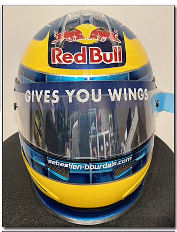 2009 Sebastien Bourdais race used helmet