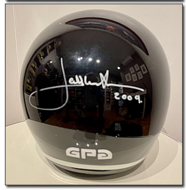 1982 Jacky Ickx replica Helmet signed