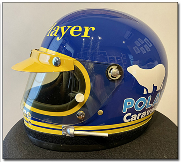 1978 Ronnie Peterson replica helmet signed