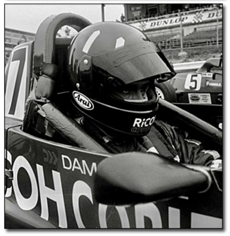 1985 Damon Hill race used helmet
