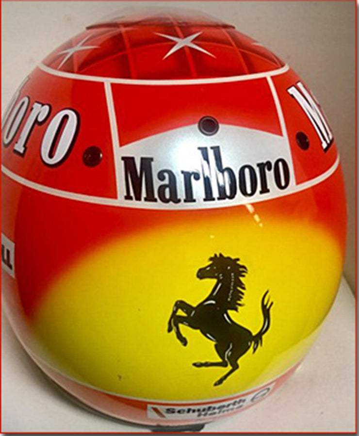 2002 Michael Schumacher Worldchampion race used helmet - Formula 1 Memorabilia