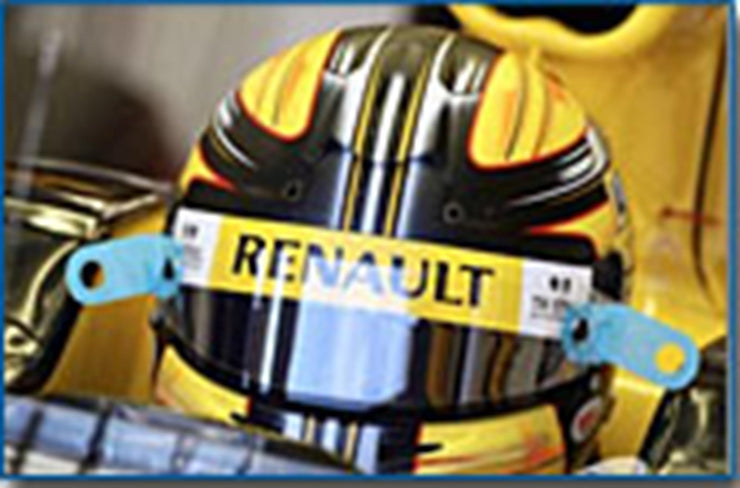 2010 Robert Kubica race used Bell helmet - Formula 1 Memorabilia