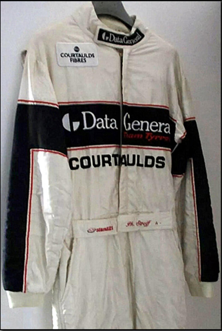 1987 Philippe Streiff race suit - Formula 1 Memorabilia