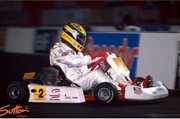 1993 Ayrton Senna Go Kart steering wheel -SOLD- - Formula 1 Memorabilia