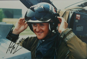 1994 Michael Schumacher Tornado jet fighter Bell helmet