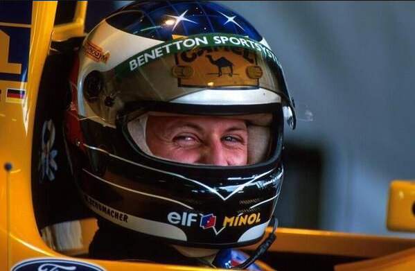 1993 Michael Schumacher Bell helmet