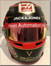 2019 Kevin Magnussen race used helmet