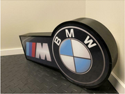 2000s BMW dealer M Power official illuminated sign