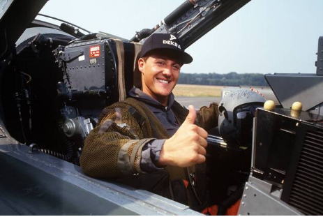 1994 Michael Schumacher Tornado jet fighter helmet