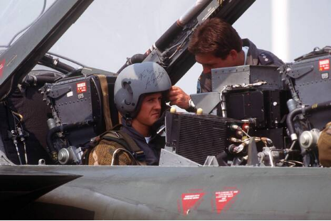 1994 Michael Schumacher Tornado jet fighter helmet