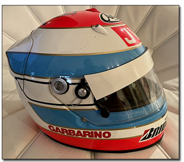 1997 Esteban Tuero race used helmet