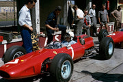 John Surtees in the Ferrari 158, Nuerburgring 1964 by Nicholas Watts - Formula 1 Memorabilia