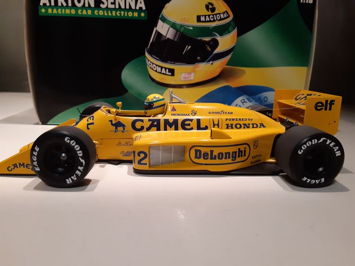1:18 Ayrton Senna Lotus Honda 99T by MiniChamps – Formula 1
