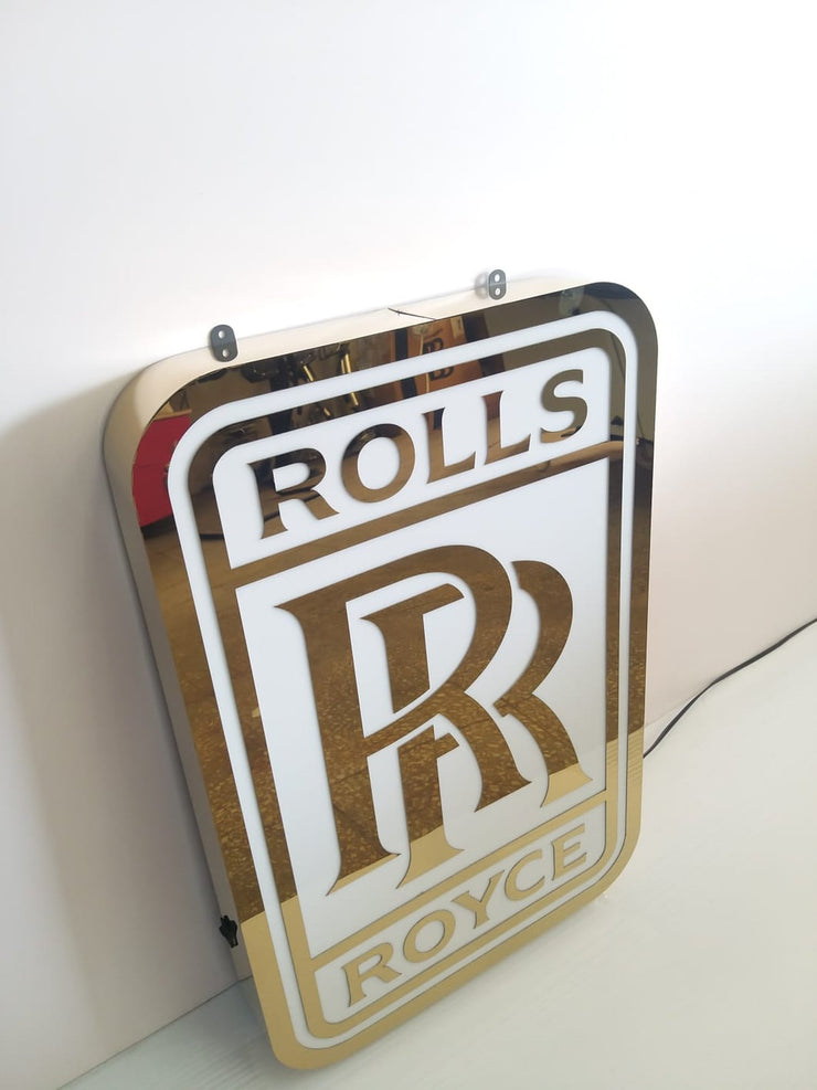 2010 Rolls Royce dealer illuminated sign