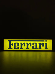2010's Ferrari dealer illuminated sign