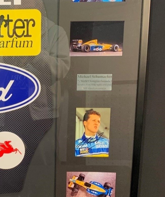 1991 Michael Schumacher Benetton B194 rear wing end plate – Formula 1 ...