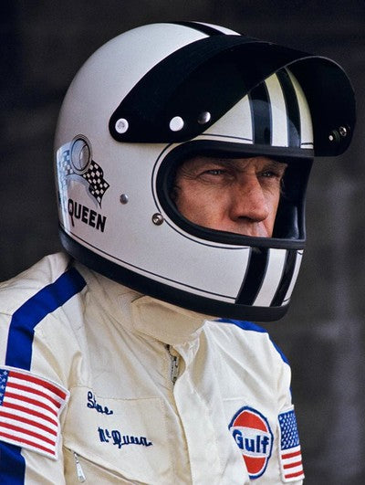 1970 Steve McQueen replica Helmet - Formula 1 Memorabilia