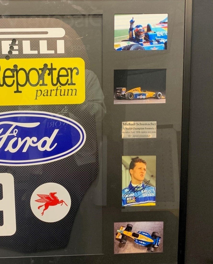 1991 Michael Schumacher Benetton B194 rear wing end plate – Formula 1 ...