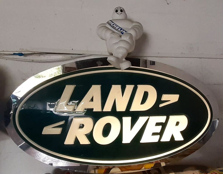 2000s Land Rover Large official dealership illuminated sign