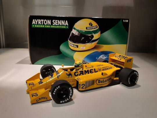 1:18 Ayrton Senna Lotus Honda 99T by MiniChamps – Formula 1 Memorabilia