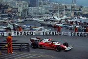 Niki Lauda during the 1976 Monaco GP by Alan Kinsey - Formula 1 Memorabilia